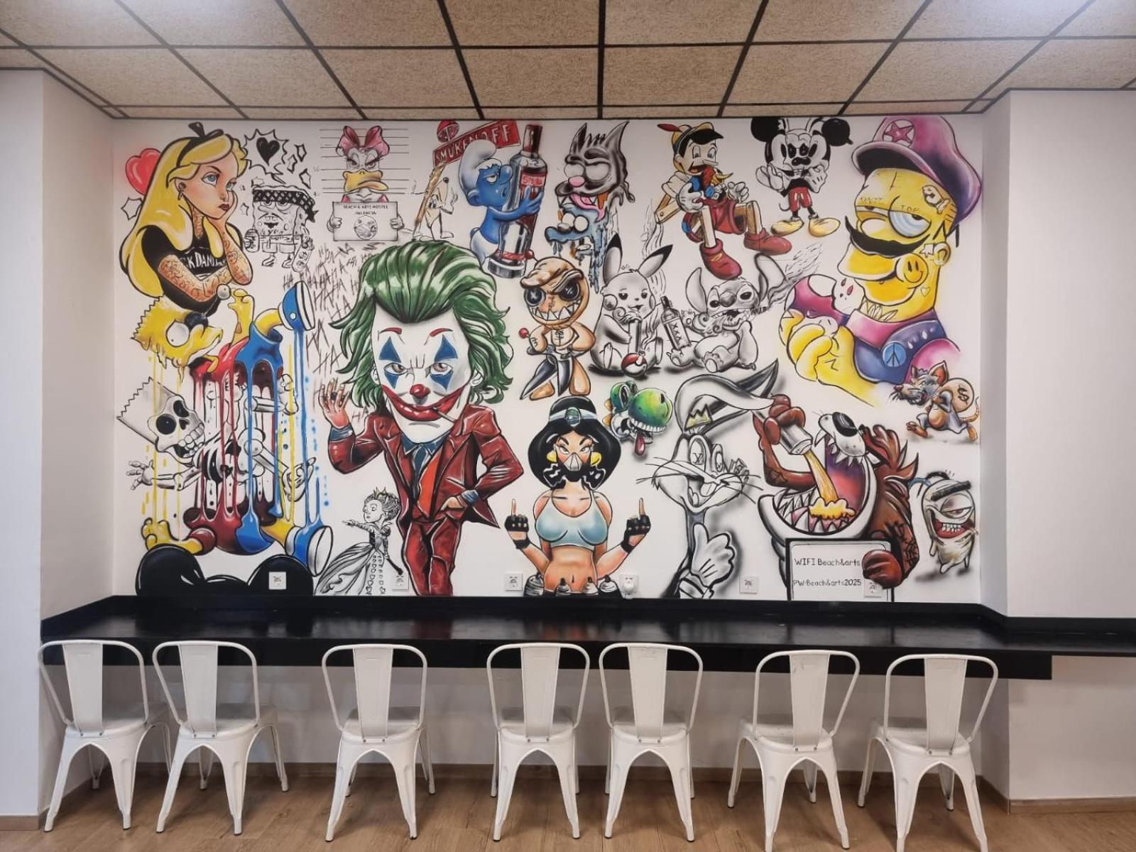 Beach & Arts Hostel Valencia Ngoại thất bức ảnh